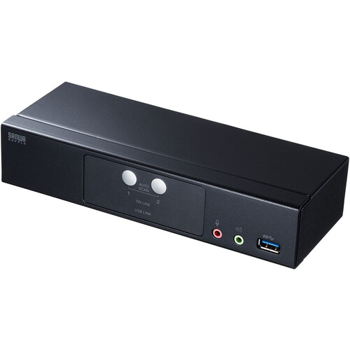 サンワサプライ（SANWA SUPPLY） ＤｉｓｐｌａｙＰｏｒｔ相応うマイコン自動小銃うつり変わり器（２：１） 【品番：SW-KVM2HDPU】