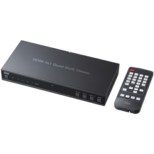 サンワサプライ（SANWA SUPPLY） ４インプット１最終生産物ＨＤＭＩ画面取りわけるうつり変わり器（４Ｋ／６０Ｈｚ相応う） 【品番：SW-PHD41MTV】