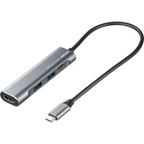サンワサプライ(SANWA SUPPLY) HDMIポート付USB TypeCハブ 【品番:USB-3TCH37GM】|住設プロ 店