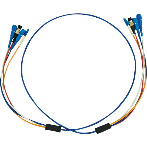 サンワサプライ(SANWA SUPPLY) 光ファイバケーブルロバストタイプケーブル色:ブルー 芯数4 【品番:HKB-FCFCRB1-50】