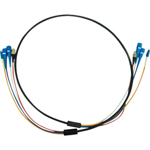 サンワサプライ（SANWA SUPPLY）　光ファイバケーブル防水ロバストタイプケーブル色：ブラック　芯数４　【品番：HKB-SCSCWPRB1-20】