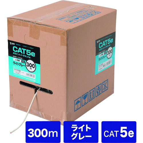 サンワサプライ（SANWA SUPPLY） 種族５ｅＵＴＰ単線有線テレビのみ 【品番：KB-T5-CB300N】