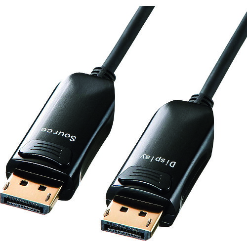 サンワサプライ（SANWA SUPPLY） ＤＩｓｐｌａｙＰｏｒｔ光衣料繊維有線テレビ２０ｍ 【品番：KC-DPFB200】