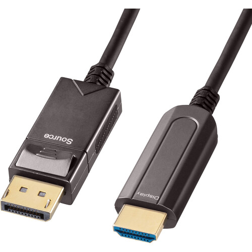 サンワサプライ（SANWA SUPPLY）　ＤｉｓｐｌａｙＰｏｒｔ?ＨＤＭＩ変換光ファイバーケーブル　１０ｍ　【品番：KC-DPHDFB100】