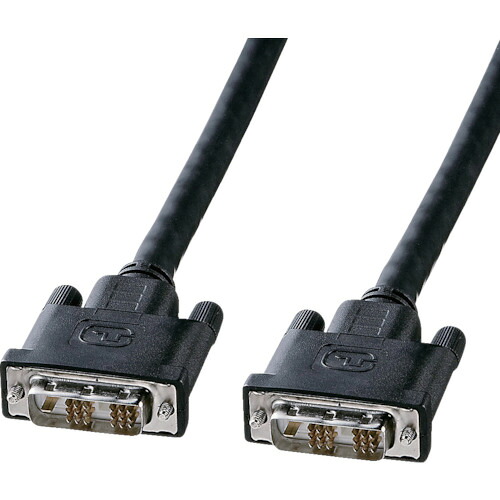 サンワサプライ（SANWA SUPPLY） ＤＶＩ有線テレビ シングルリンクブラック 有線テレビ長１５ｍ 【品番：KC-DVI-150G】