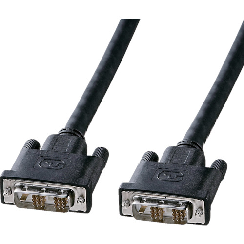 サンワサプライ（SANWA SUPPLY） ＤＶＩ有線テレビ シングルリンクブラック 有線テレビ長２０ｍ 【品番：KC-DVI-200G】
