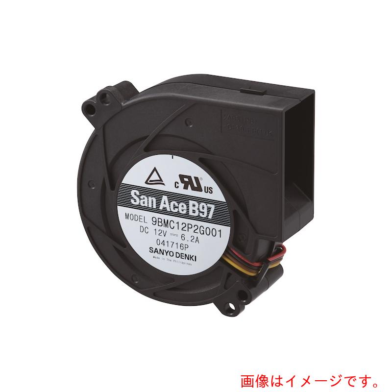 【別途送料あり】山洋電気　ＳａｎＡｃｅ　ブロアファン（９７×３３ｍｍ　ＤＣ２４Ｖ　ＰＷＭ・パルスセンサ付き）　【品番：9BMC24P2G001】