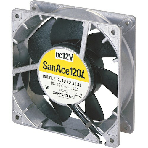 【別途送料あり】山洋電気　ＳａｎＡｃｅ　長寿命ファン（１２０×３８　ＤＣ１２Ｖ－リード線仕様）　【品番：9GL1212G101】