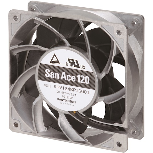【別途送料あり】山洋電気　ＳａｎＡｃｅ　ＤＣファン（□１２０×３８ｍｍ　ＤＣ４８Ｖ）　【品番：9HV1248P1G001】