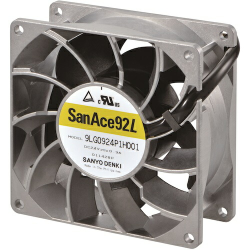 【別途送料あり】山洋電気 ＳａｎＡｃｅ 長寿命ファン（９２×３８ ＤＣ２４Ｖ－リード線仕様） 【品番：9LG0924P1H001】