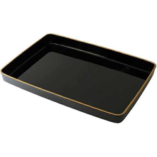 ササガワ（SASAGAWA）　式典用品　紀州塗り賞状盆金縁　【品番：10-6900】
