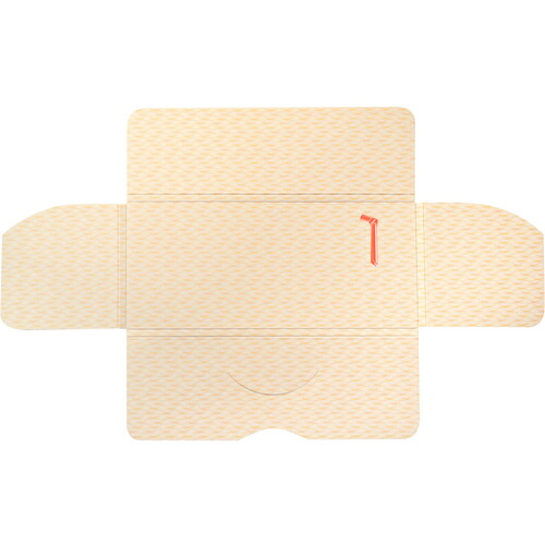 ササガワ（SASAGAWA）　商品券箱　商品券箱　横型のし付　折込式無字　９００３５５　【品番：9-355】
