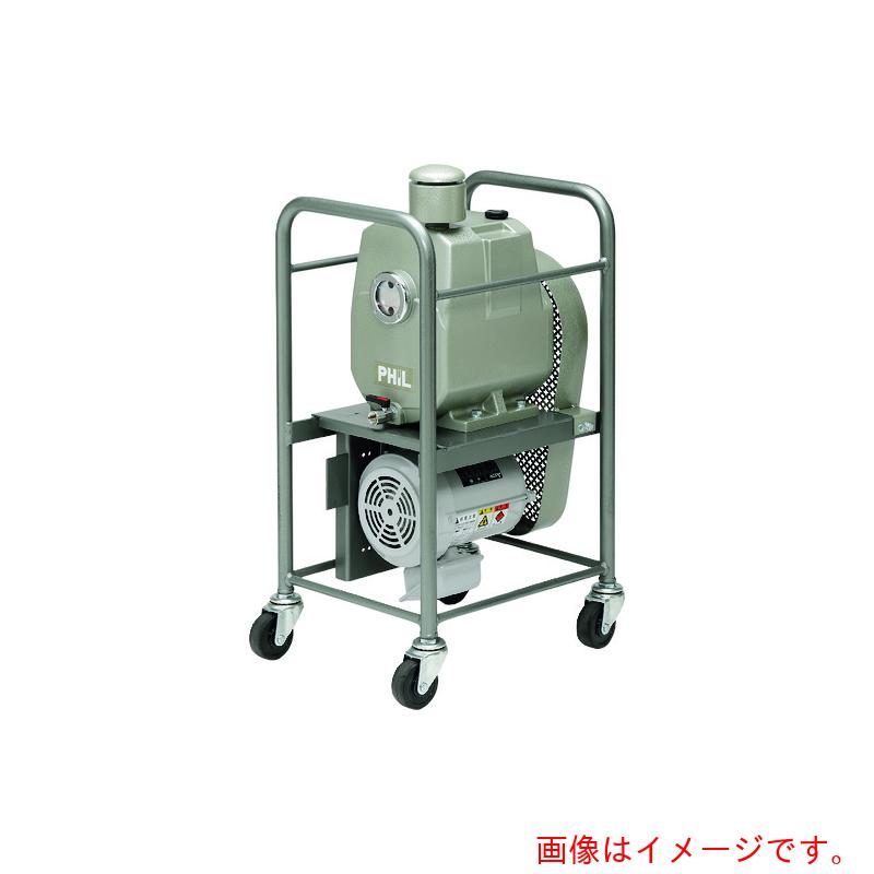【別途送料あり】佐藤真空　ベルト駆動型油回転真空ポンプ　［ＴＳＴ］シリーズ　４脚架台タイプ　（１段式）　【品番：TST-300/22080】