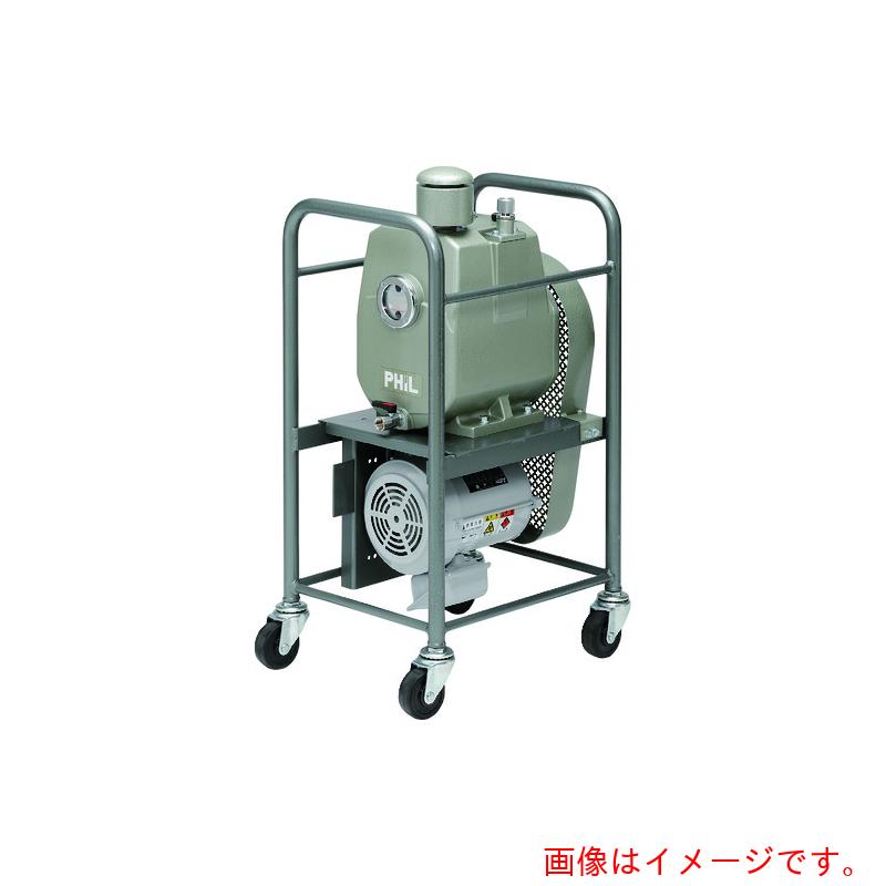 【別途送料あり】佐藤真空　ベルト駆動型油回転真空ポンプ　［ＴＳＷ］シリーズ　４脚架台タイプ　（２段式）　【品番：TSW-300N/12101】