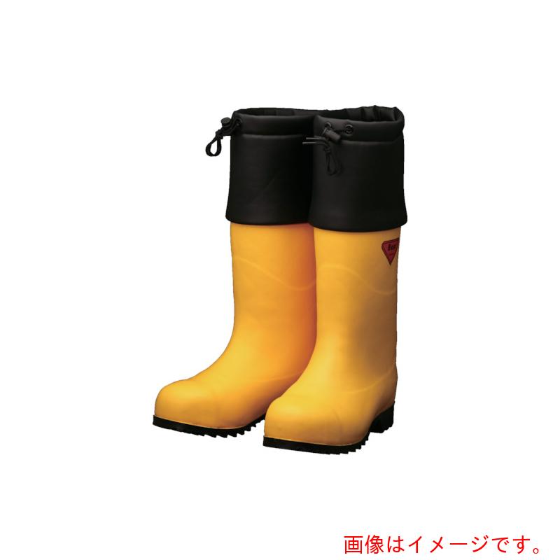 シバタ加工（SHIBATA） 防寒安全性のある長靴 セーフティベアー＃１００１白熊（黄色） 【品番：AC091-23.0】