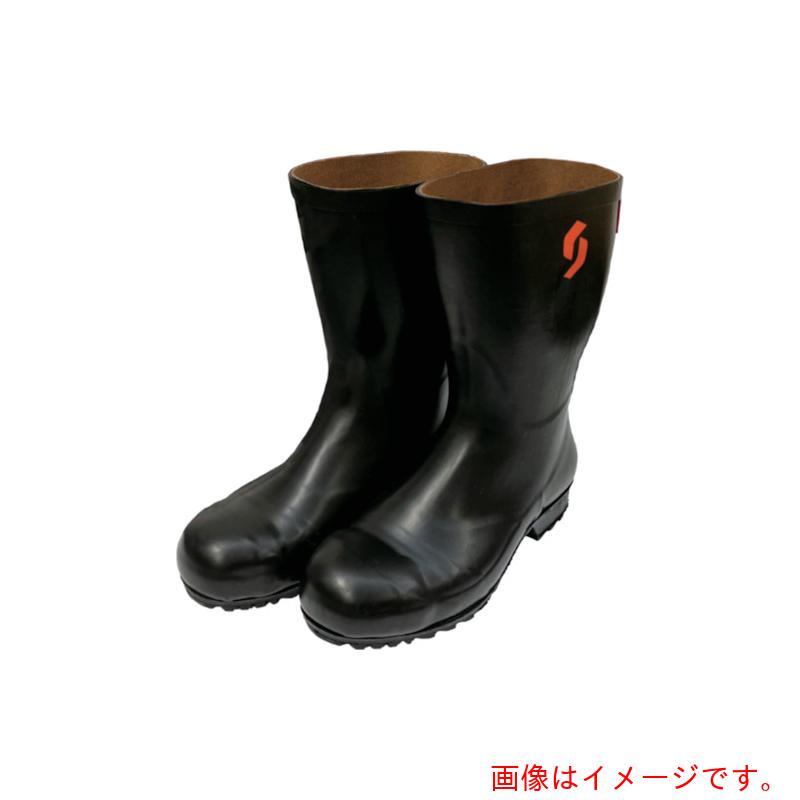 シバタ工業（SHIBATA）　安全耐油長靴（黒）　ＡＯ０１２　２４．０　【品番：AO012-24.0】