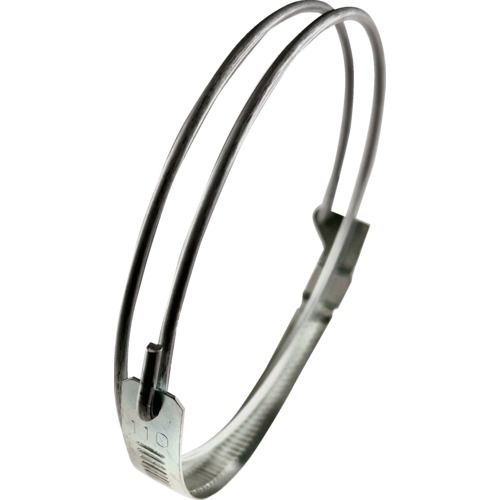 正峰工業（Seiho）　ホースバンド　ＳＹ－１１０（５０個入）　ＳＹバンド（鉄製）　右巻型ホース用　１１０－９０　【品番：SY-110】