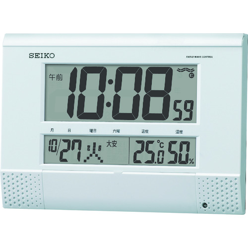 セイコーウオッチ SEIKO プログラムチャイム付き電波時計 【品番:SQ435W】|住設プロ 店