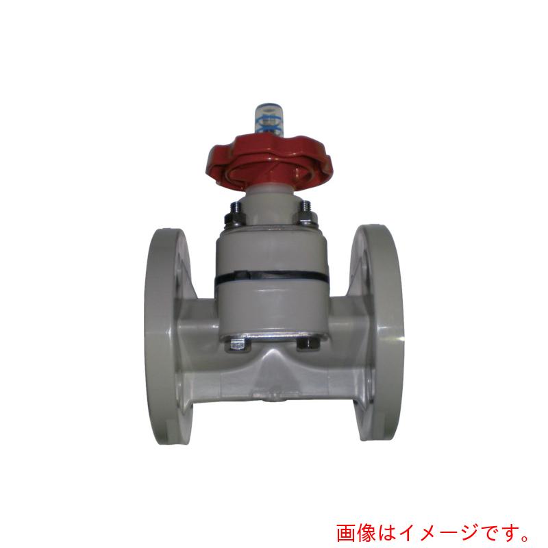 【別途送料あり】積水化学工業（SEKISUI） エスロン ダイヤフラム 本体：ＰＰ 隔膜：ＰＴＦＥ １０Ｋフランジ ５０Ａ 【品番：DPPF50】