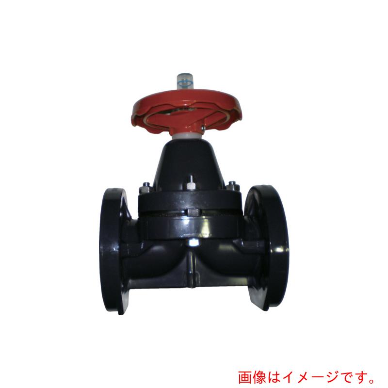 【別途送料あり】積水化学工業（SEKISUI） エスロン ダイヤフラム 本体：ＰＶＣ隔膜：ＥＰＤＭ １０Ｋフランジ ５０Ａ 【品番：DVEF50】