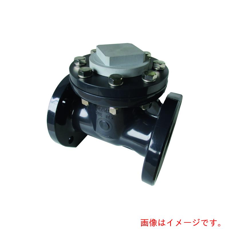 【別途貨物輸送あり】積水化学工業（SEKISUI） エスロン ストレーナ 本体材質ＰＶＣ 消印材質ＦＫＭ ＪＩＳ１０ＫＦ ８０Ａ 【品番：ST80FV】