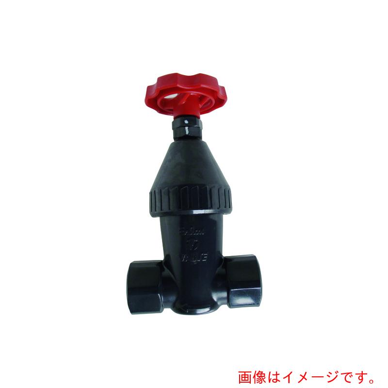 【別途貨物輸送あり】積水化学工業（SEKISUI） エスロン 立ちふさがる 本体材質ＰＶＣ 消印材質ＦＫＭ ねじ ５０Ａ 【品番：SVM50NV】