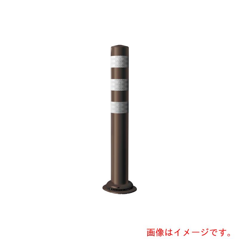 【別途貨物輸送あり】積水樹脂（SEKISUI） 車線引きはなつ標 極点玉蜀黍ＣＩＴＹ Ｒ 一本脚 Ｍ１６ ＰＣＣＴＲ－４０ＤＢＷ－Ｆ 靉靆たる赤銅色 【品番：PCCTR-40DBW-FT-T6】