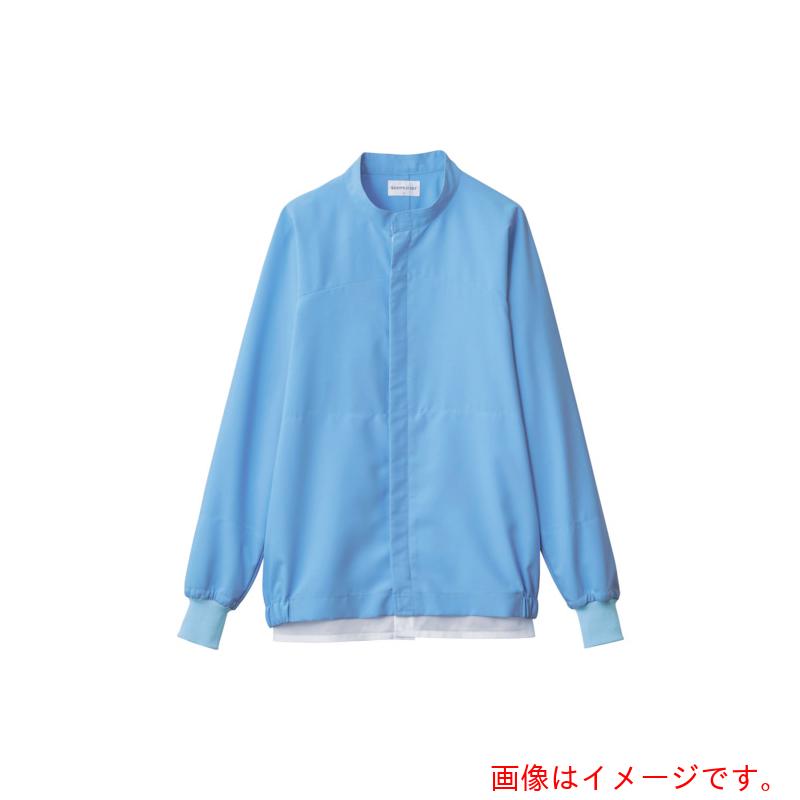 ★サーヴォ（SERVO）　サンペックス　クールフリーデ　男女兼用食品工場向け長袖ジャンパー　サックス　Ｌ　【品番：CD682-L】