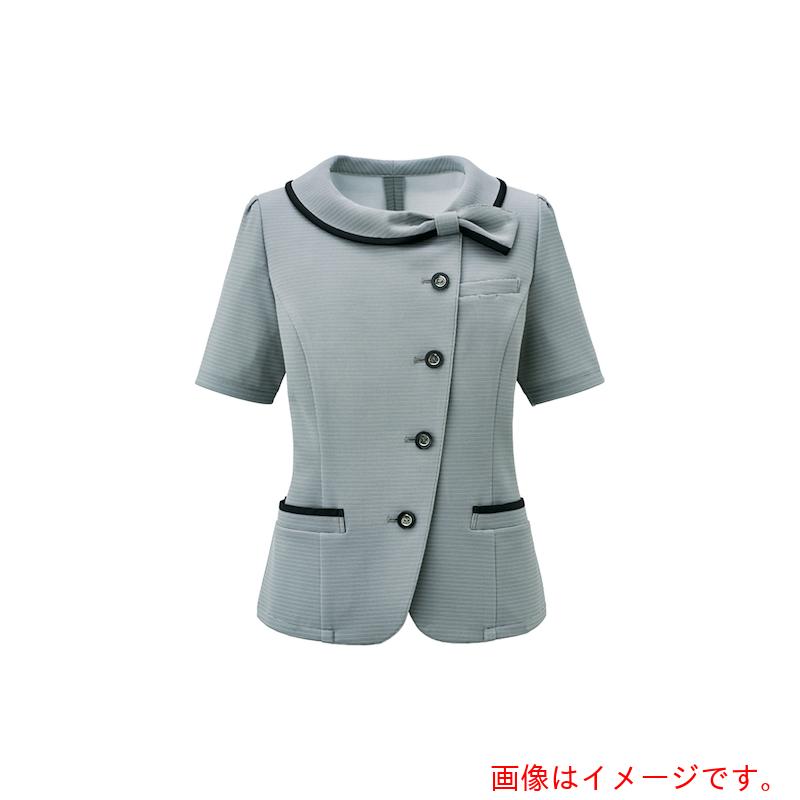 ★サーヴォ（SERVO）　ＧＲＯＷ　ソアロン・ボーダーニットオーバーブラウスグレー系０９　【品番：GOBL-1804-B1-09】