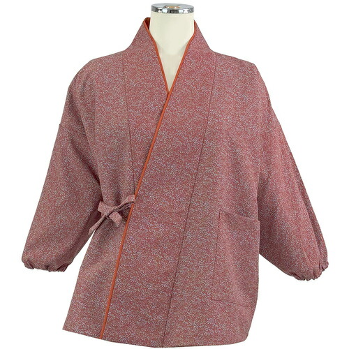 ★サーヴォ（SERVO） サンペックス 茶衣着（上） Ｍ （すずしろ小紋） ミディアムレッド 【品番：OD251-M】
