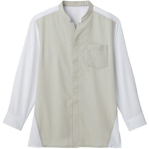 ★サーヴォ（SERVO）　サンペックス　”吸汗速乾・接触冷感”　男女兼用シャツ　ライトグレー　Ｓ　【品番：WP1501-B1-S】