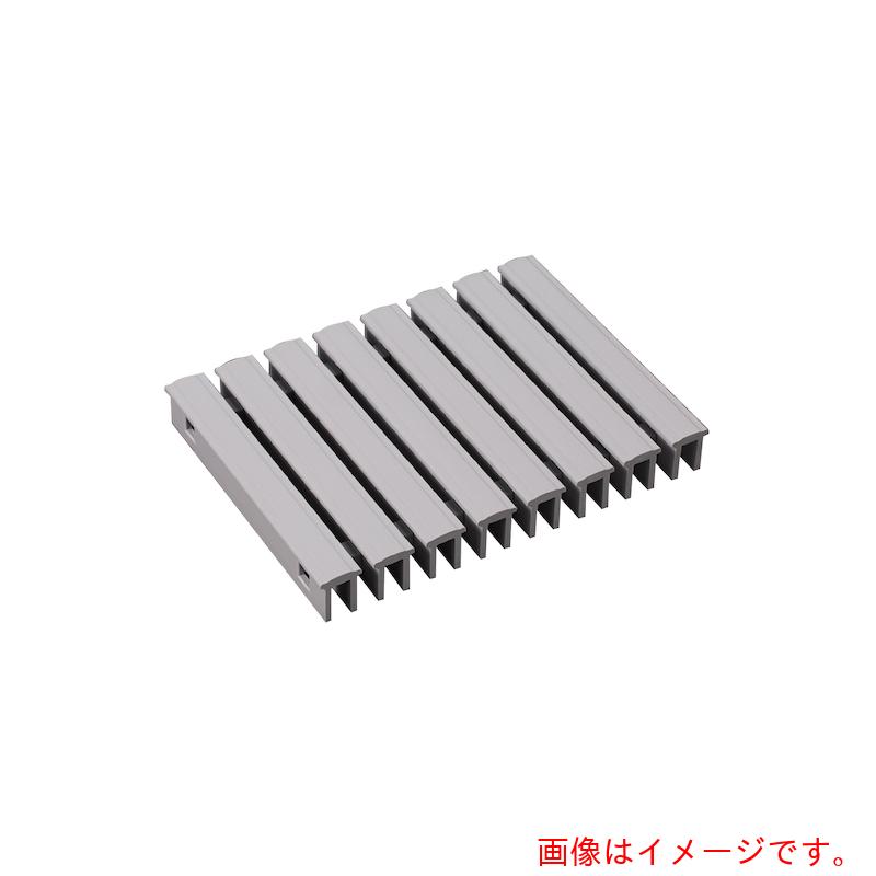 シマブン　プール用樹脂グレーチング　ノンスリップタイプ　曲線用　ライトグレー　【品番：GAPR-25W200-G】