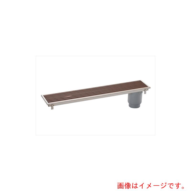 シマブン　排水ユニット　樹脂グレーチング　カラー浅型　ベージュ　１２００ＭＭ　２００角タイル用　【品番：HRCT-20L1200-B】