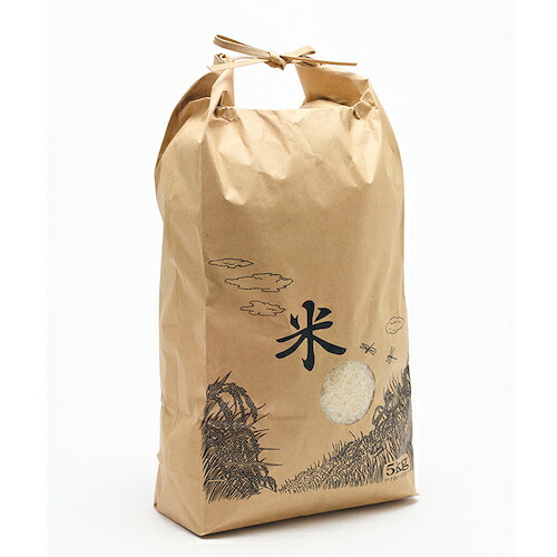 シモジマ　シモジマ　米袋　米柄　バンド　窓付き　５ＫＧ　１００枚入り　【品番：004193037】
