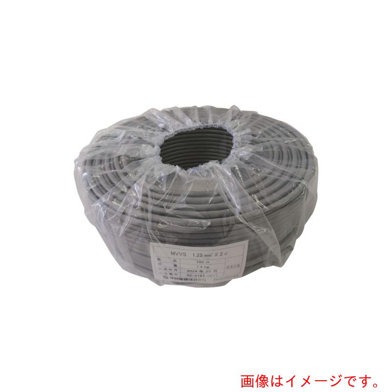 伸興電話線 マイク用ビニルコード ＭＶＶＳ ０．７５ＳＱＸ３Ｃ 【品番：MVVS0.75SQX3CX100M】