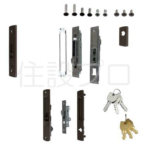 LIXIL（新日軽） NMメンテ 錠セット ブロンズ 【品番：J8DL1097N】