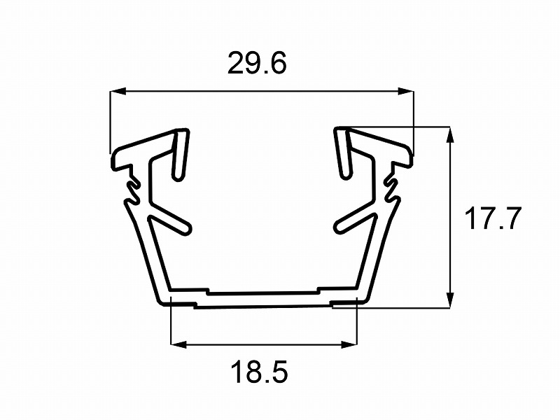 LIXIL（新日軽）　グレチャン（メンテ用GC-1258 L\u003d20M）　ブラック系　【品番：SYQT474L20】