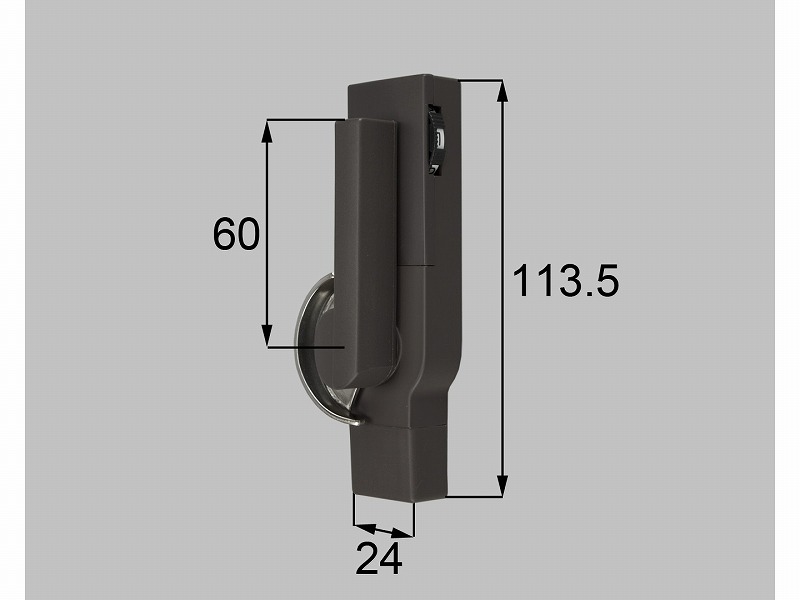 LIXIL（新日軽） 文字盤式クレセント（R）L\u003d60粍 赤銅色系 【品番：TAKEY82R】
