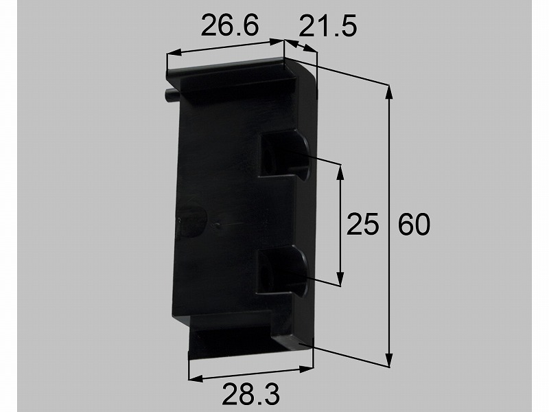 LIXIL（新日軽）　入口ガイド（上）　ブラック系　【品番：S8NGP101U】
