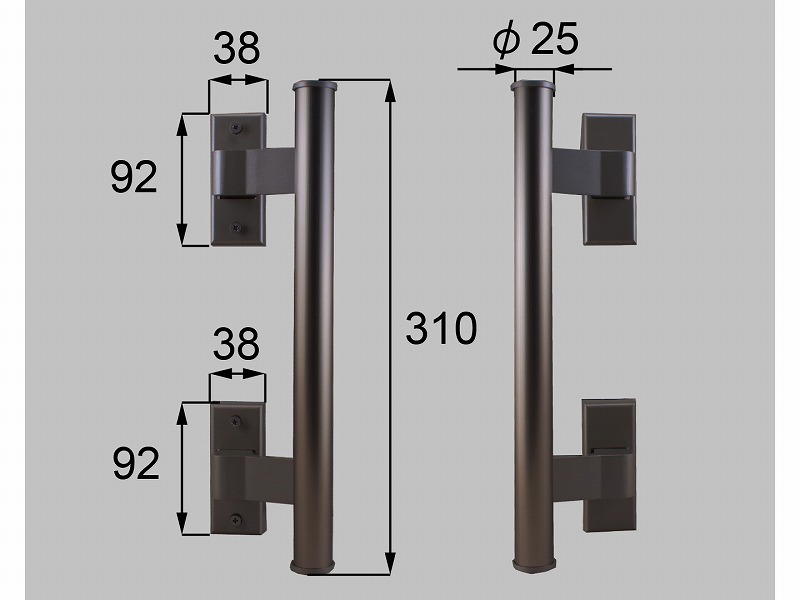 LIXIL（新日軽）　固定ハンドル　こはく　【品番：SYJG47S01】