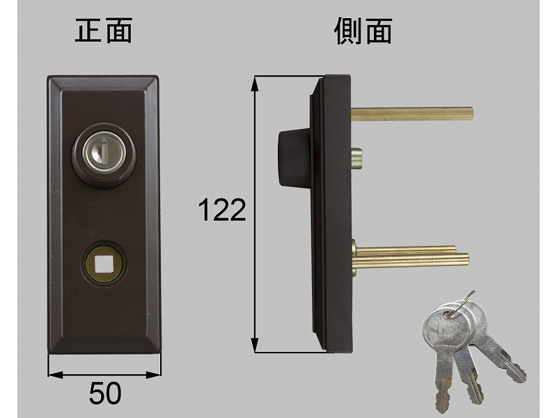 LIXIL（新日軽） RD・RE型錠外の方かざり付ける座仕かける掛側（片食い違い・両開き用） CB赤銅色 【品番：R8AAB1440】 木材・建築資材・設備-花・ガーデン・DIY-その他