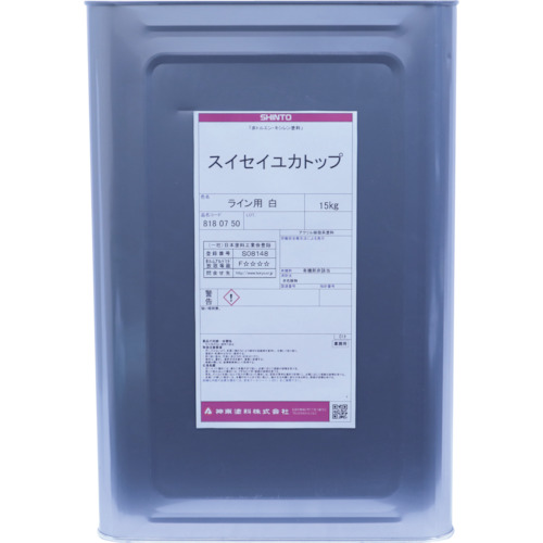 【別途送料あり】シントーファミリー　神東塗料スイセイユカトップ　ライトブラウン　１５ｋｇ　【品番：8180754】