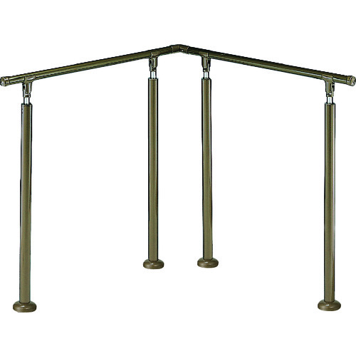 シロクマ(SHIROKUMA) アプローチ手すり(B)900×900 ブロンズ/アンバー 【品番:AP-42B-90X90-BRA】|住設プロ 店
