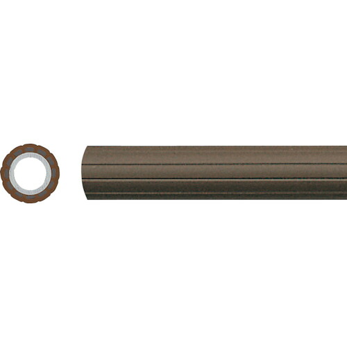 シロクマ（SHIROKUMA）　クッションパイプ　４０００ｍｍ　ブラウン　【4個】　【品番：BR-35F-40-BW】｜住設プロ　店