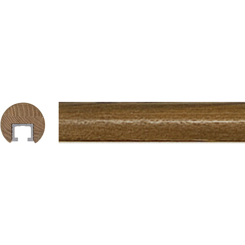 シロクマ（SHIROKUMA）　スマートライン丸棒　４０００ｍｍ　Ｍオーク　【4個】　【品番：BR-735-40-MO】
