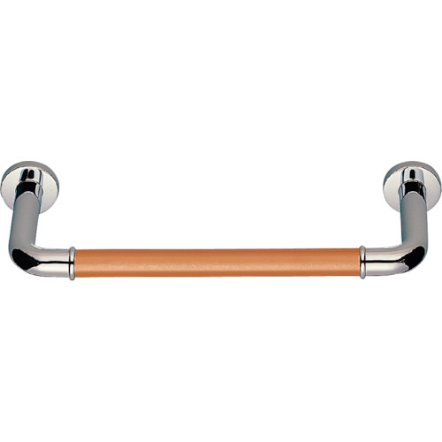シロクマ（SHIROKUMA）　丸棒ニギリバーＨ１５０＿４５０ｍｍ　鏡面／ブラウン　【品番：NO-700-H15X45-KBW】