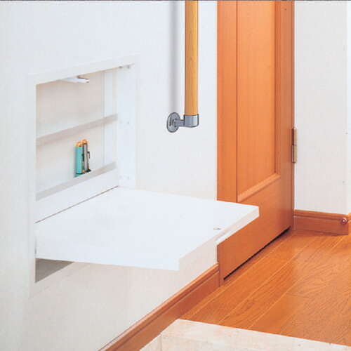 シロクマ（SHIROKUMA）　収納イス　８０用　白　【品番：SS-100-80-WB】｜住設プロ　店