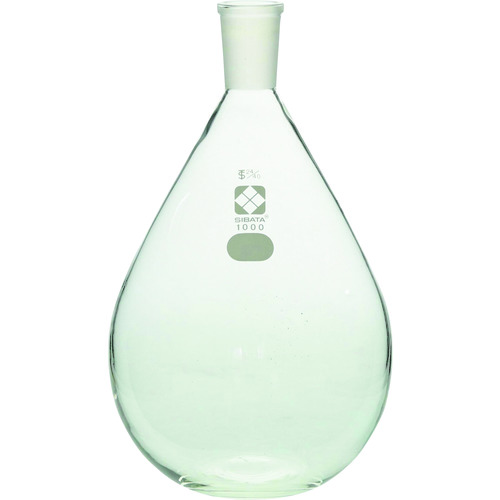 柴田科学（SIBATA）　共通摺合平底なす形フラスコ　２４／４０　１０００ｍＬ　【品番：005400-241】｜住設プロ　店