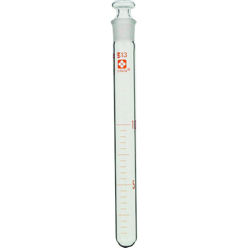 柴田科学(SIBATA) 共通摺合共栓試験管 平栓付 10mL 10入 【品番:008380-10A】|住設プロ 店