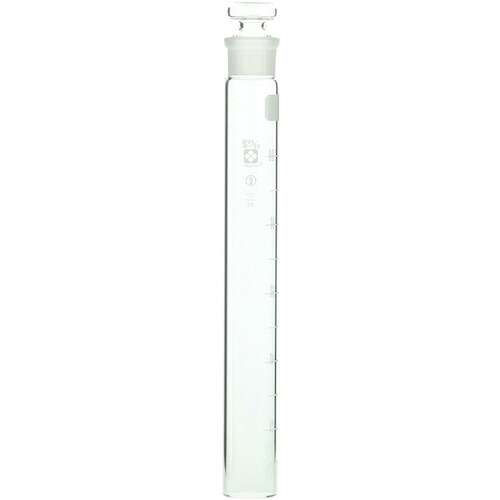 柴田科学の科目（SIBATA） 似ている摺合共栓比色管 平栓付 白目盛 １００ｍＬ １０入 【品番：008480-100A】